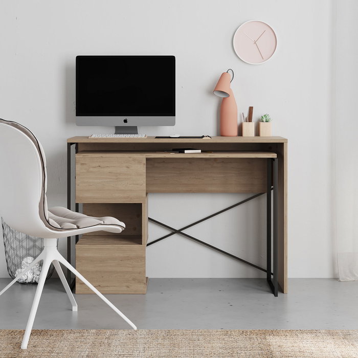 Hanah Home Escritorio de Estudio Badau - Oak